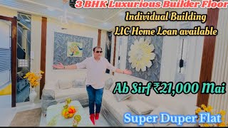 3 BHK Luxurious Indiviudal Building  LIC Approved Building  Fully Loaded Flat Prime location [upl. by Hgielrahc889]