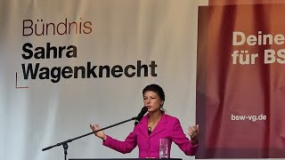 Frankfurt  Sahra Wagenknecht  komplette Rede  29052024 [upl. by June]