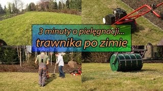 3 minuty o pielęgnacji trawnika po zimie [upl. by Nivanod617]