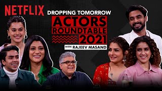 The Actors Roundtable Teaser  rajmas Tovino Thomas Taapsee Pannu Sanya Malhotra amp more [upl. by Adnahcal]