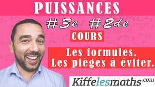 Les puissances Cours et exemples Formules Pièges à éviter [upl. by Dey526]