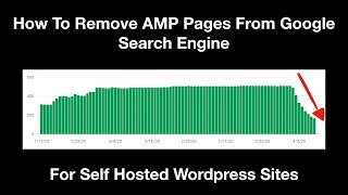 How To Remove AMP Pages From Google Search Engine [upl. by Bandeen77]