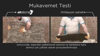 DUVAR PANELİ ARTSTONE MUKAVEMET TESTİ [upl. by Baillie]