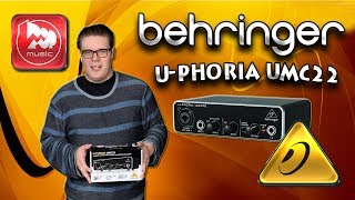 BEHRINGER UMC22 доступная звуковая карта с фантомным питанием [upl. by Accire]