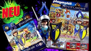 Playmobil ® Novelmore Magazin 20 mit Ritter Rolan  Poster amp Spiel inkl Turnierkarten [upl. by Ahtelrac900]