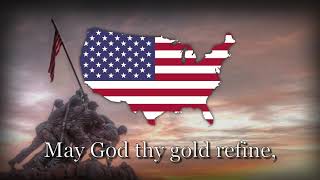 quotAmerica The Beautifulquot  United States Patriotic Song [upl. by Dreda757]