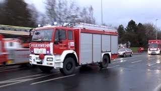 Feuer mit ManV in Altenheim RW  GW L FF Sulzbach [upl. by Namwob]