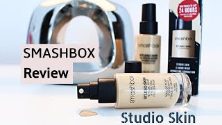 Smashbox Studio Skin  Un fond de ten super rezistent [upl. by Adnamaa]