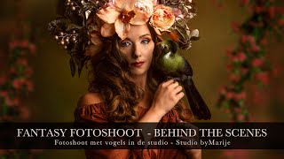 BEHIND THE SCENES  FANTASY fotoshoot met VOGELS [upl. by Dani]