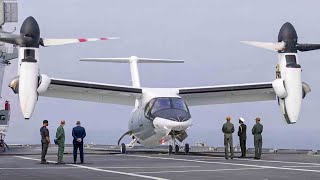 Italy is Testing its First Ever Transformer Plane on Aircraft Carrier [upl. by Ardnohs]