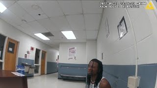 Playboi Carti getting booked into Atlanta City Jail after reckless driving arrest Bodycam footage [upl. by Teplitz]