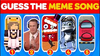 GUESS MEME SONG  Smurf Cat Skibidi Toilet MrBeast Grimace ShakeCrazy Frog  New 2023 Quiz [upl. by Ellersick765]