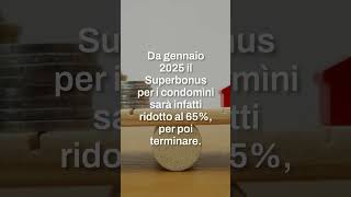 Superbonus condomini scadenza al 31 dicembre per la detrazione al 70 [upl. by Annodam805]