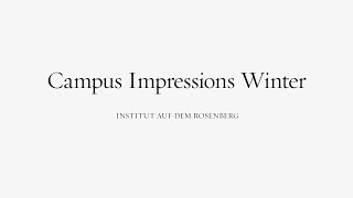 Best Private Schools in Switzerland Institut auf dem Rosenberg  Campus Impressions Winter [upl. by Gala]