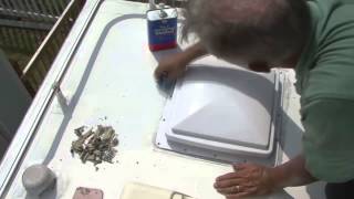 How to install and seal an RV roof vent using Dicor Lap Sealants [upl. by Yde]