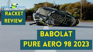 Babolat Pure Aero 98 Tennis Racket Review [upl. by Nosemaj730]