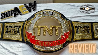 AEW TNT Championship Belt Shop Replica Review TV Accurate and Impressive [upl. by Dare]