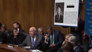 Brett Kavanaugh questioned about his high school yearbook [upl. by Attenehs]