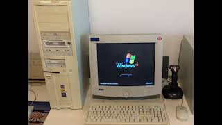 Startup of a 20 Year old Windows XP computer [upl. by Romine]