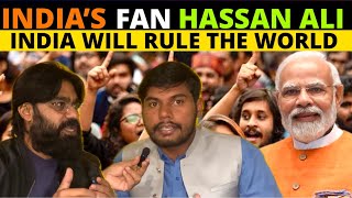 INDIA WILL RULE THE WORLD  DEMOCRACY INDEX IS FAKE PROPAGANDA OF WEST  INDIAN FAN HASSAN ALI [upl. by Arekat542]