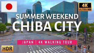 4K HDR  Chiba Makuhari New City 45 Minutes Summer Walking Tour  August 2024 [upl. by Lipsey234]