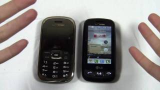 LG Octane vs LG Cosmos Touch Dogfight Part 1 [upl. by Aniraad]