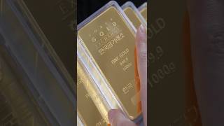 The process of making 9999 pure gold bars into mini gold bars Korea Gold Exchange [upl. by Notnert]