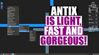 An Installation And First Look At AntiX 193 [upl. by Hildegard834]