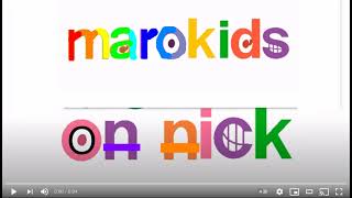 MaroKids On Nick Logo Bloopers 3 Takes 3 And 4 [upl. by Dorion]