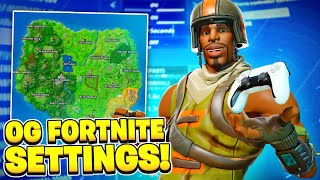 NEW BEST Controller Aimbot Settings For Fortnite Chapter 1 Season OG PS4PS5XBOXPC [upl. by Ahsiak]