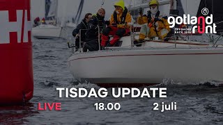 Race Update Tisdag 1800  Gotland Runt 2024 [upl. by Neoma]