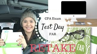 CPA Test Day  FAR Retake [upl. by Atikal559]