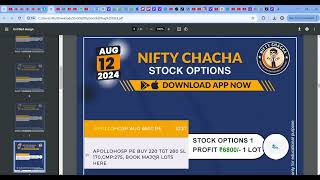 NIFTY SUPPORT  25350 STOCK OPTIONS 99 ACCURACY ON NIFTY CHACHA app cont  9885559709 [upl. by Lrub]