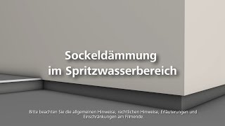 Sockeldämmung  Wärmedämmung  WDVS  FassadendämmungVerarbeitung [upl. by Oiralednac]