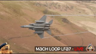 Live Exclusive Show LFA7 MACH LOOP • Low Flying Area USAF amp RAF Aircraft 200423 [upl. by Dwaine92]