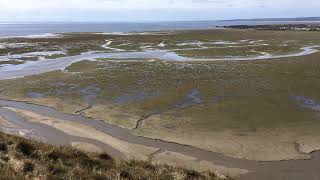 Very Dangerous Morecambe Bay tide  time lapse  Apr 16 Super high tide in 48 seconds [upl. by Donadee]