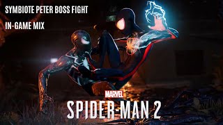 Symbiote Peter Boss Fight Theme  InGame Unofficial Soundtrack  Marvel’s Spiderman 2 FIXED AUDIO [upl. by Breanne]