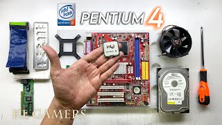 intel Pentium 4 631 30GHz MSI PM8PMV DDR2 667Mhz Windows XP PC Build [upl. by Theda]