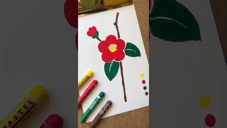 Simple Camellia Flower Painting Method art painting easydrawing drawings flowers [upl. by Saleem20]