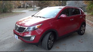 2011 Kia Sportage EX Startup Tour amp Test Drive [upl. by Nyleve]