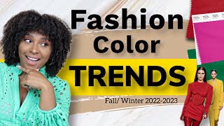 Fashion COLOR Trends FallWinter 2022  2023  Pantone Colors of the Season [upl. by Zurciram]