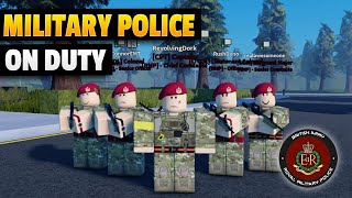 ROBLOX Day in the Life  Military Police [upl. by Linskey]