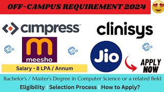 OffCampus Hiring😍 Software Engineer Job Opportunities for Fresher  Salary 8LPA🔥 jobswithshubham [upl. by Oicneconi]