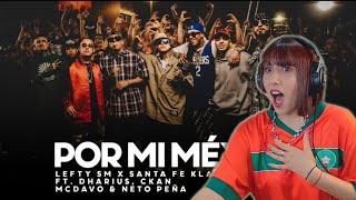 REACCIÓNPor Mi Mexico Remix 🇲🇽  Lefty SM Santa Fe Klan Dharius CKan MC Davo amp Neto Peña [upl. by Norved]