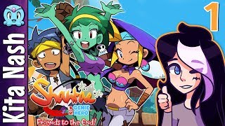 Shantae Friends to the End DLC Gameplay INSIDE SHANTAES BRAIN PART 1 100 Lets PlayWalkthrough [upl. by Teraj]