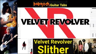 Slither  Velvet Revolver  Guitar  Bass TABS Lesson [upl. by Kerred3]