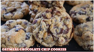 CHUNKY OATMEAL CHOCOLATE CHIP COOKIES RECIPE [upl. by Cerveny489]