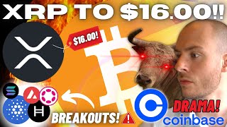 WHAT XRP To 1600 COINBASE DRAMA SEC Loses Another Case Altcoin BREAKOUTS [upl. by Marquet697]