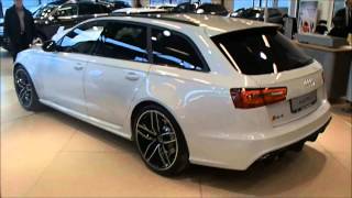 2014 Audi RS6 Avant C7 Glacier white with carbon packagewalkaround [upl. by Hsoj]