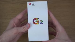 LG G2  Unboxing 4K [upl. by Avilo300]